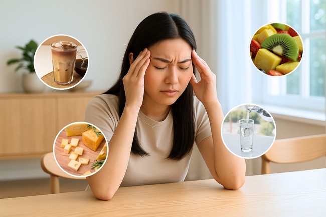 เปิดลิสต์ อาหาร-เครื่องดื่ม ตัวกระตุ้นและตัวช่วยของคนเป็นไมเกรนเรื้อรัง